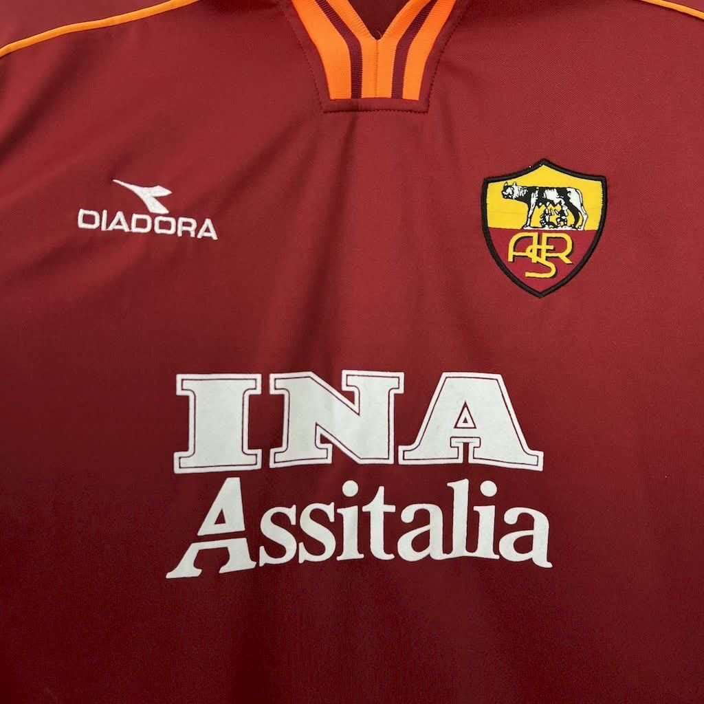 football-shirt-as-roma-home-98-99-retro-5 Football Shirt AS Roma Home 98-99 Retro extra 3