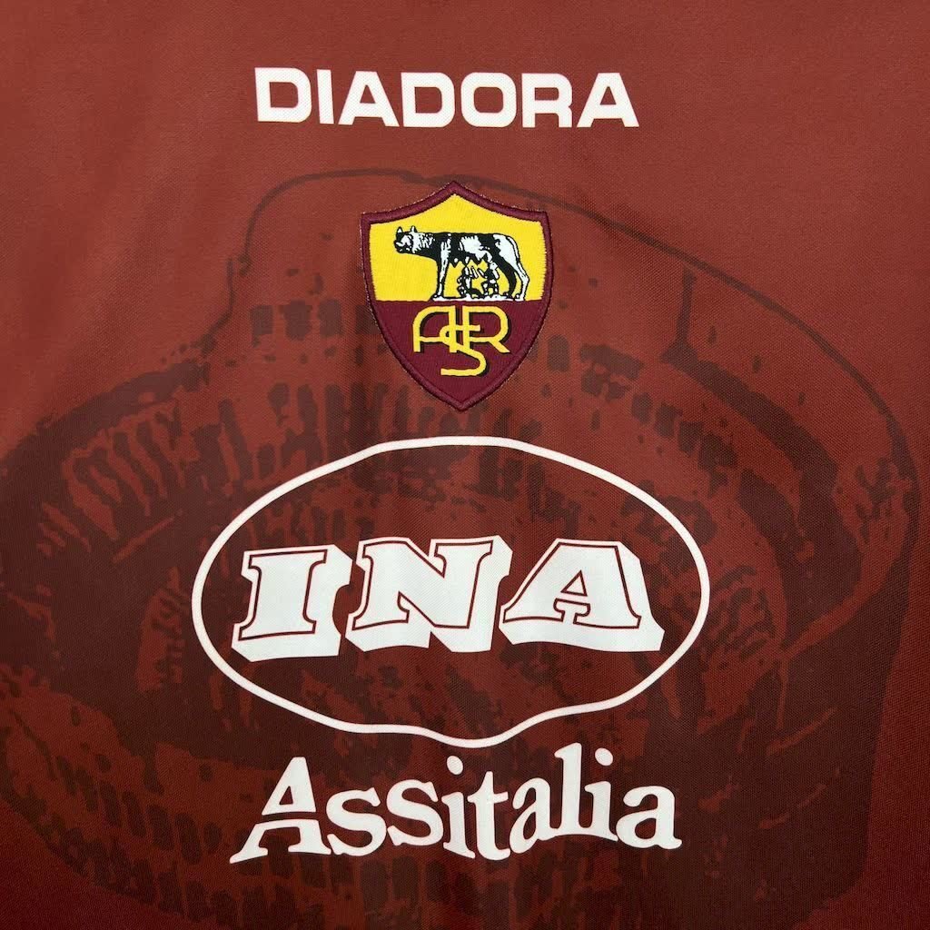football-shirt-as-roma-home-97-98-retro-5 Football Shirt AS Roma Home 97-98 Retro extra 3