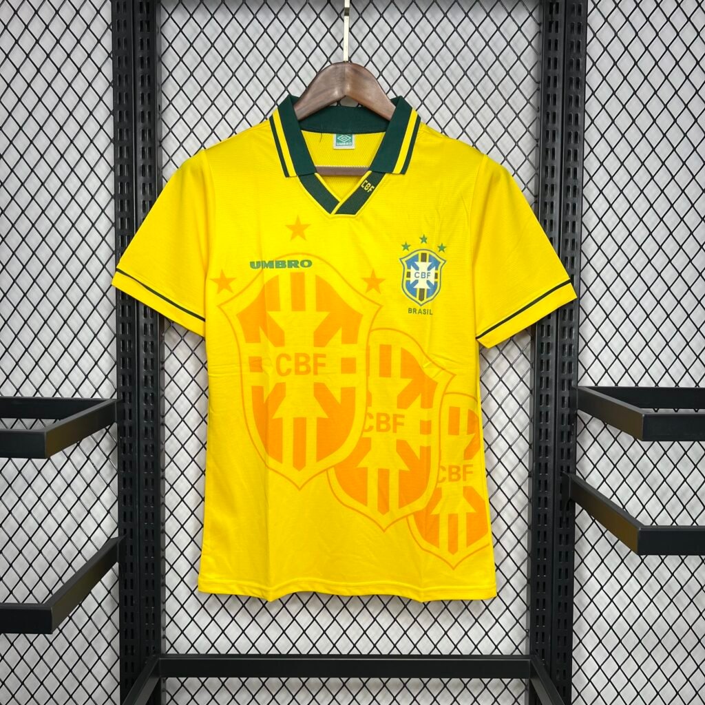 Football Shirt Brazil Home 1994 Retro extra 3