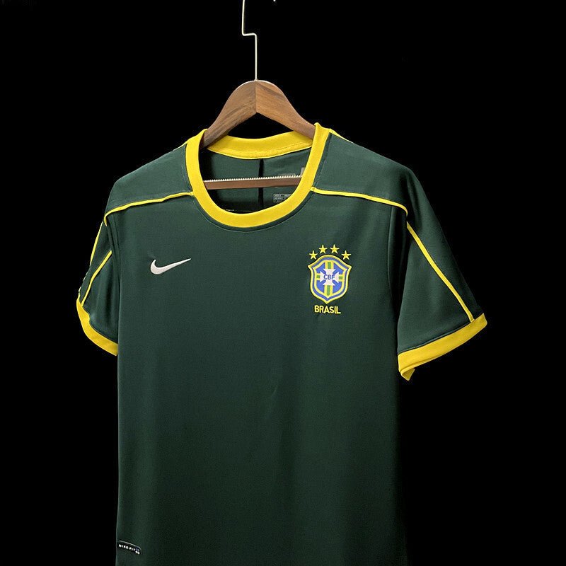football-shirt-brazil-goalkeeper-98-99-1 Football Shirt Brazil Goalkeeper 98-99 front