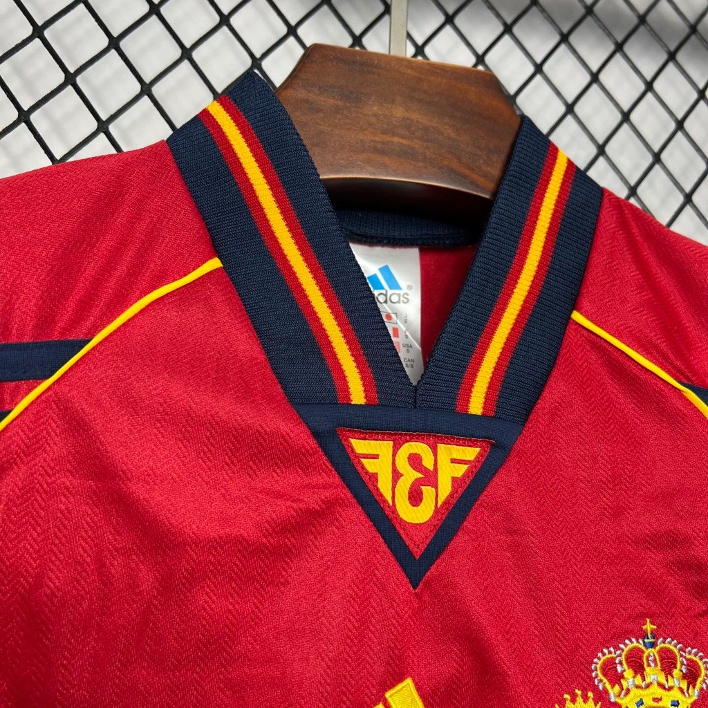 football-shirt-spain-home-98-99-retro-5 Football Shirt Spain Home 98-99 Retro extra 3