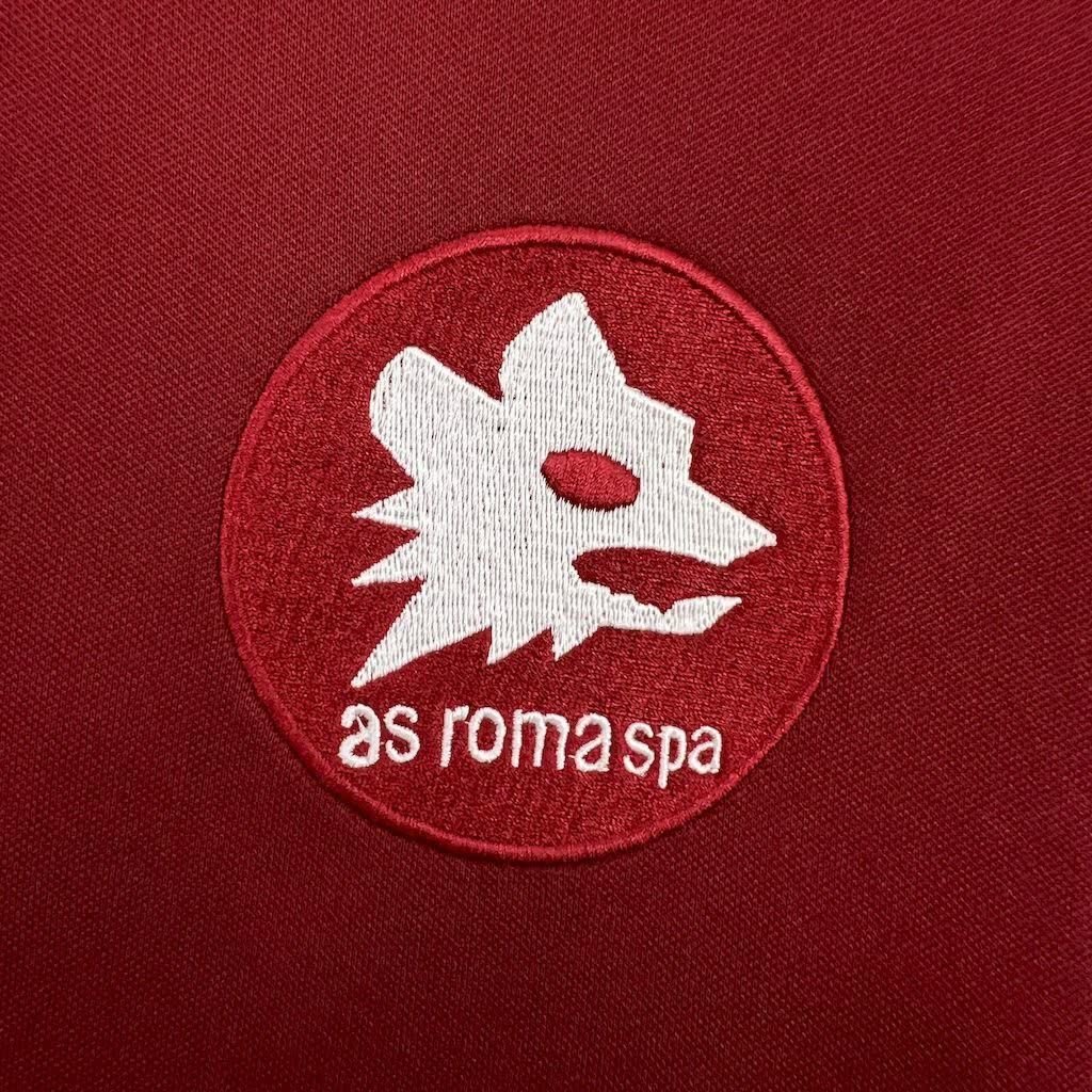 Football Shirt AS Roma Home 89-90 Retro extra 3