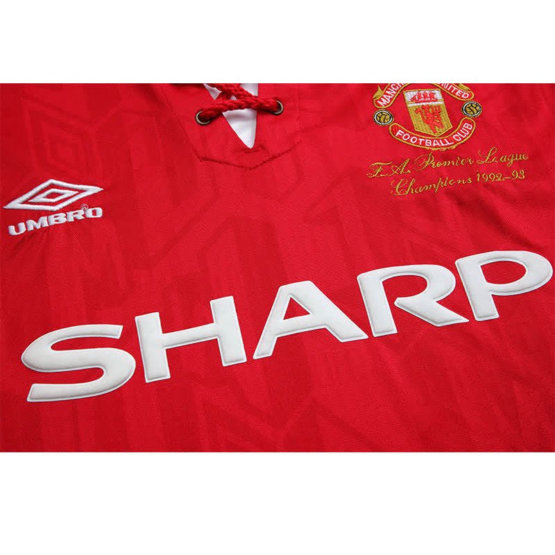 football-shirt-manchester-united-home-92-93-retro-6 Football Shirt Manchester United Home 92-93 Retro extra 4