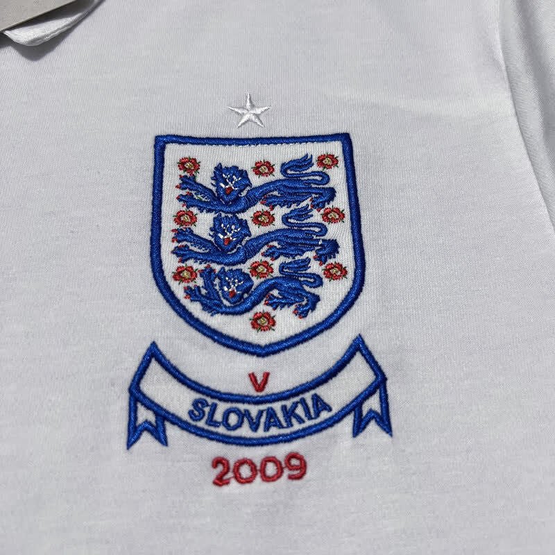 Football Shirt England Home 10-11 Retro back