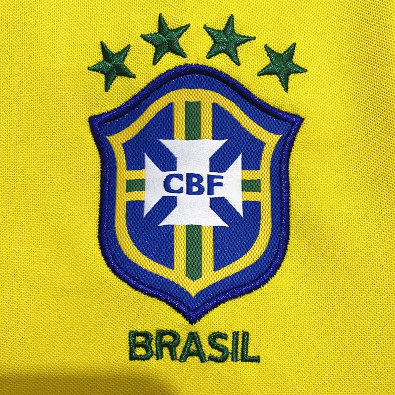 Football Shirt Brazil Home 02-03 Retro extra 4