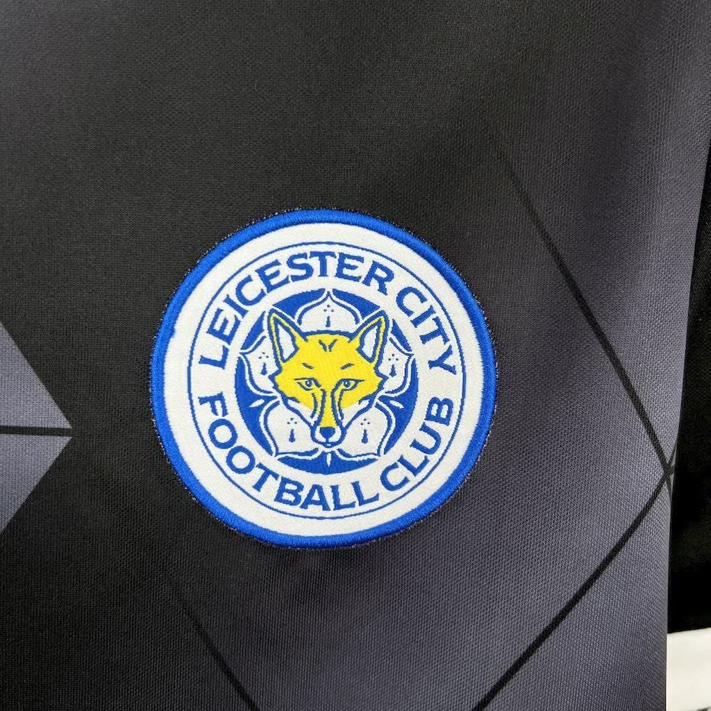 Football Shirt Leicester City Away 15-16 Retro extra 4