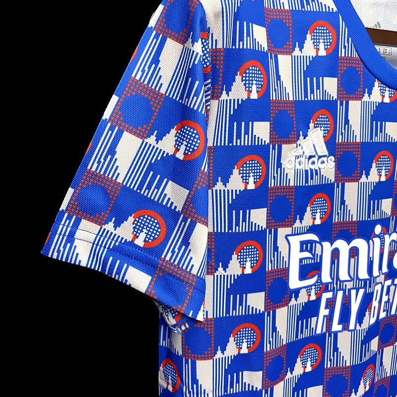 football-shirt-arsenal-training-22-23-blue-6 Football Shirt Arsenal Training 22-23 Blue extra 4