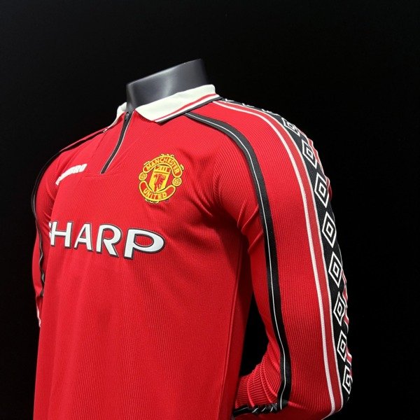 Football Shirt Manchester United Home 98-99 Retro L front