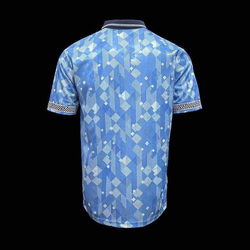 football-shirt-england-blue-1990-retro-2 Football Shirt England Blue 1990 Retro back