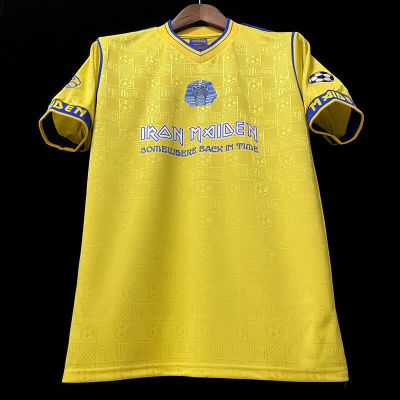 football-shirt-west-ham-united-iron-maiden-yellow-25-26-8 Football Shirt West Ham United Iron Maiden Yellow 25-26 extra 6