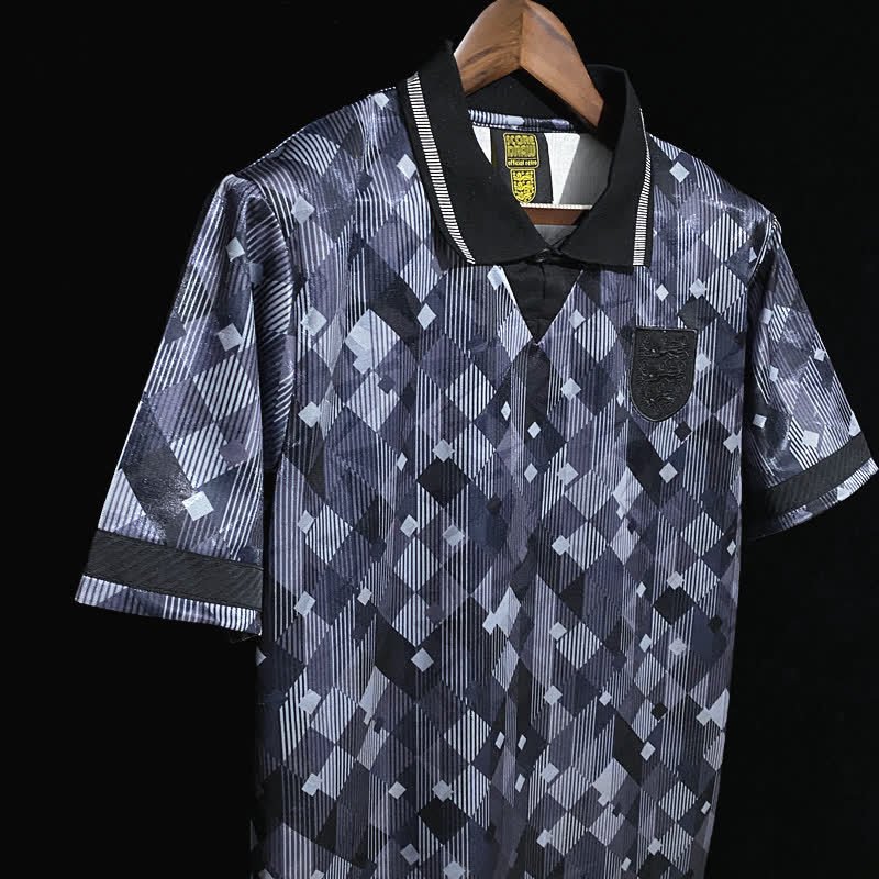 football-shirt-england-black-retro-90-91-8 Football Shirt England Black Retro 90-91 extra 6