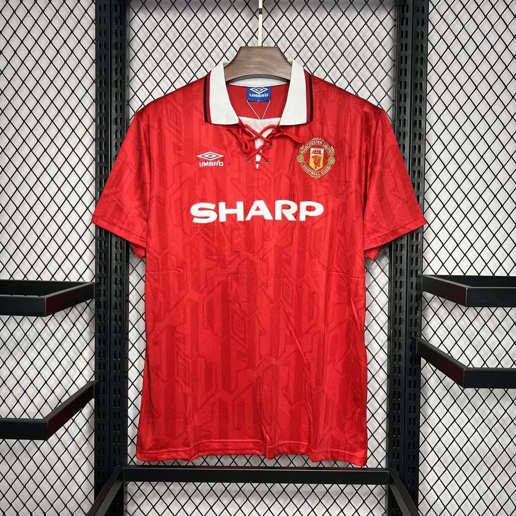Football Shirt Manchester United Home 94-95 Retro extra 6